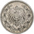 GERMANY - EMPIRE, 1/2 Mark, 1905, Stuttgart, Silver, EF(40-45)