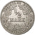 Moneda, ALEMANIA - IMPERIO, 1/2 Mark, 1905, Karlsruhe, BC+, Plata, KM:17
