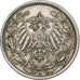 ALEMANIA - IMPERIO, 1/2 Mark, 1915, Berlin, Plata, MBC+, KM:17