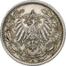 GERMANY - EMPIRE, 1/2 Mark, 1915, Berlin, Silver, AU(50-53), KM:17