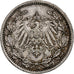 NIEMCY - IMPERIUM, 1/2 Mark, 1915, Berlin, Srebro, EF(40-45), KM:17