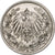 DUITSLAND - KEIZERRIJK, 1/2 Mark, 1915, Berlin, Zilver, ZF+, KM:17
