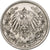 GERMANY - EMPIRE, 1/2 Mark, 1915, Berlin, Silver, AU(50-53), KM:17