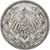 Coin, GERMANY - EMPIRE, 1/2 Mark, 1915, Hambourg, EF(40-45), Silver, KM:17