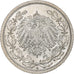 Coin, GERMANY - EMPIRE, 1/2 Mark, 1906, Berlin, AU(50-53), Silver, KM:17