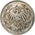 Coin, GERMANY - EMPIRE, 1/2 Mark, 1906, Munich, EF(40-45), Silver, KM:17