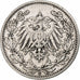 GERMANY - EMPIRE, 1/2 Mark, 1906, Muldenhütten, Silver, VF(30-35), KM:17