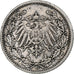 GERMANIA - IMPERO, 1/2 Mark, 1906, Karlsruhe, Argento, BB, KM:17