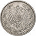 Coin, GERMANY - EMPIRE, 1/2 Mark, 1906, Hambourg, EF(40-45), Silver, KM:17