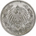 Moneta, GERMANIA - IMPERO, 1/2 Mark, 1906, Munich, MB+, Argento, KM:17
