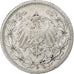 Coin, GERMANY - EMPIRE, 1/2 Mark, 1906, Stuttgart, VF(30-35), Silver, KM:17