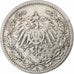 GERMANIA - IMPERO, 1/2 Mark, 1906, Berlin, Argento, MB+, KM:17