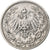 GERMANY - EMPIRE, 1/2 Mark, 1906, Muldenhütten, Silber, SS, KM:17