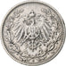 GERMANIA - IMPERO, 1/2 Mark, 1906, Muldenhütten, Argento, BB, KM:17