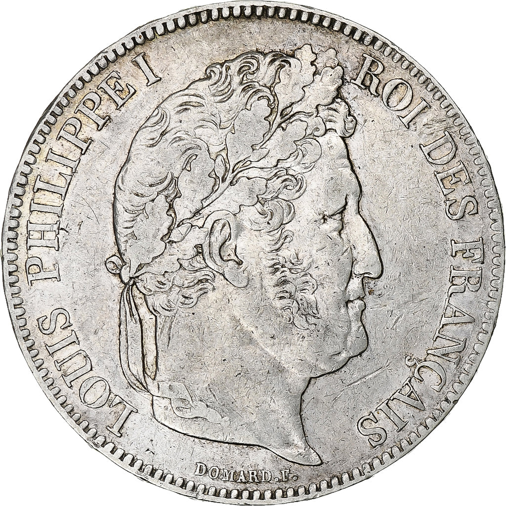 Francia, 5 Francs, Louis-Philippe, 1838, Lille, Plata, MBC, Gadoury:678