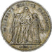 France, 5 Francs, Hercule, 1875, Paris, Silver, EF(40-45), Gadoury:745a