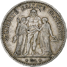 France, 5 Francs, Hercule, 1874, Bordeaux, Argent, TB+, KM:820.2