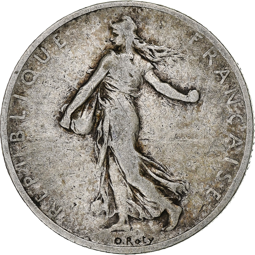Coin, France, Semeuse, 2 Francs, 1901, Paris, VF(20-25), Silver, KM:845.1