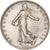 França, 2 Francs, Semeuse, 1918, Paris, Prata, MS(60-62), Gadoury:532, KM:845.1