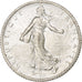 Moneda, Francia, Semeuse, Franc, 1917, Paris, EBC+, Plata, KM:844.1, Gadoury:467