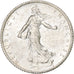 Moneda, Francia, Semeuse, Franc, 1917, Paris, EBC+, Plata, KM:844.1, Gadoury:467