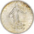 Munten, Frankrijk, Semeuse, Franc, 1919, Paris, PR+, Zilver, KM:844.1