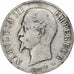 France, Napoleon III, 5 Francs, Napoléon III, 1855, Strasbourg, Silver