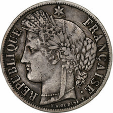 France, Cérès, 5 Francs, 1851, Paris, VF(30-35), Silver, KM:761.1, Gadoury:719