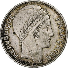 France, Turin, 20 Francs, 1937, Paris, EF(40-45), Silver, KM:879, Gadoury:852