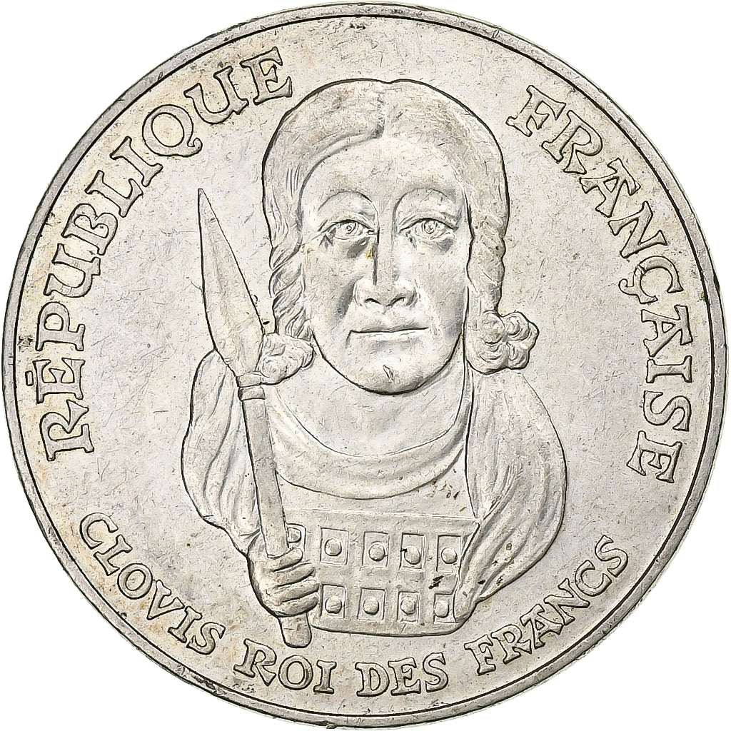 France, 100 Francs, Clovis, 1996, Argent, TTB+, Gadoury:953, KM:1180