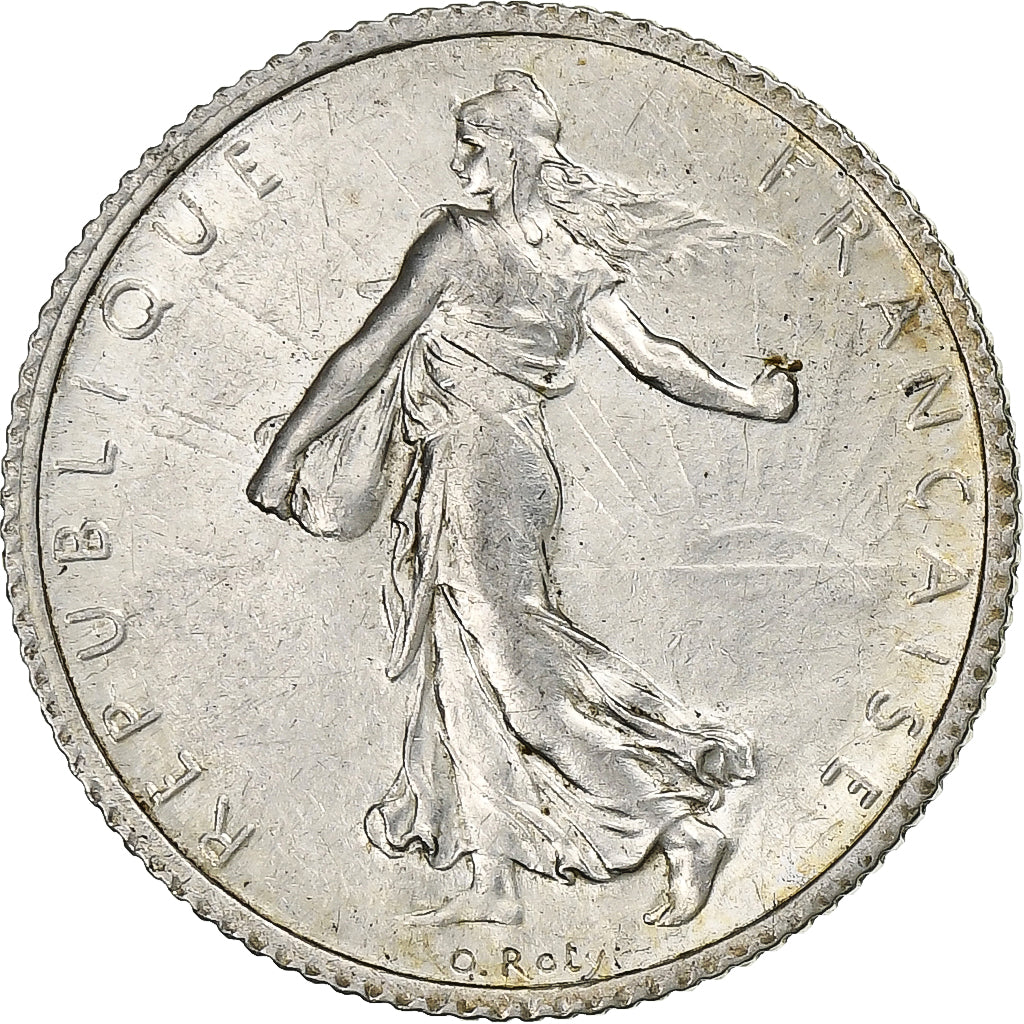 Frankreich, Franc, Semeuse, 1918, Paris, Silber, VZ, Gadoury:467, KM:844.1
