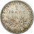 Francia, Franc, Semeuse, 1915, Paris, Argento, BB, Gadoury:467, KM:844.1