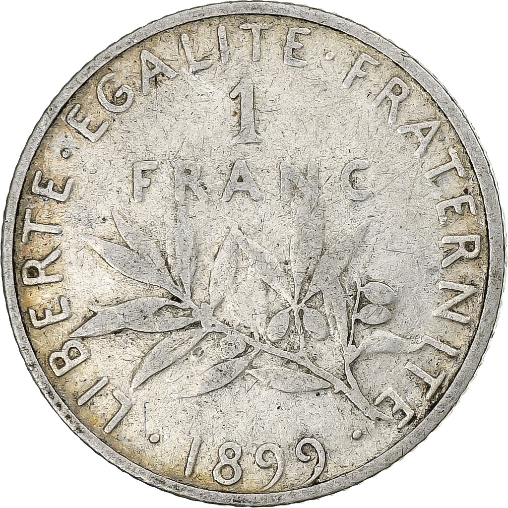 Münze, Frankreich, Semeuse, Franc, 1899, Paris, S+, Silber, KM:844.1