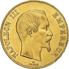 France, Napoleon III, 100 Francs, Napoléon III, 1859, Paris, Gold, AU(50-53)