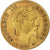 Moneda, Francia, Napoleon III, Napoléon III, 5 Francs, 1864, Paris, BC+, Oro