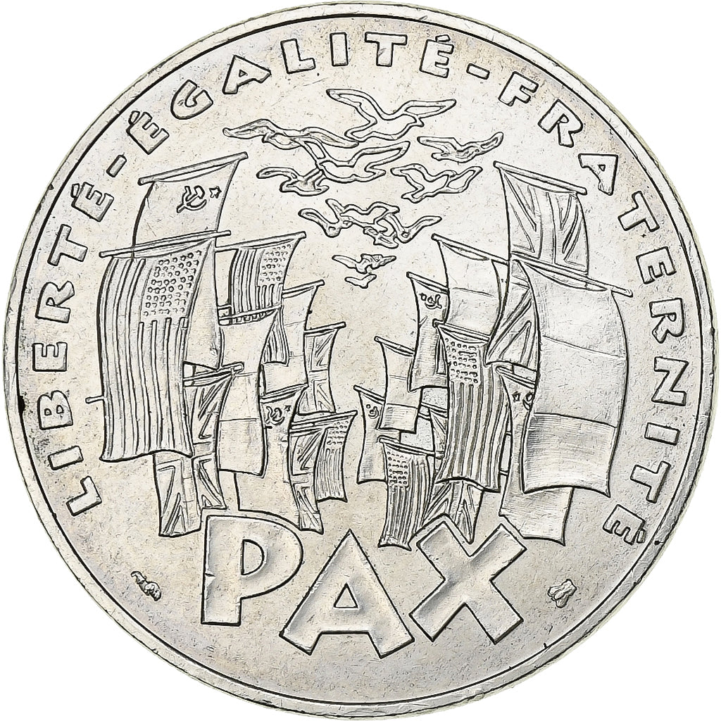 Coin, France, 8 mai 1945, 100 Francs, 1995, AU(55-58), Silver, KM:1116.1