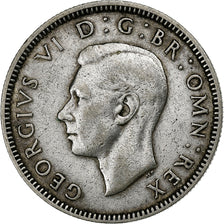 Coin, Great Britain, George VI, Shilling, 1942, EF(40-45), Silver, KM:853