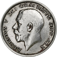 Great Britain, George V, 1/2 Crown, 1916, Silver, VF(30-35), KM:818.1