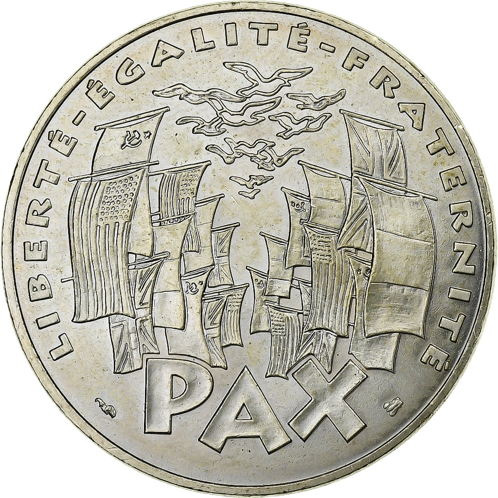 Coin, France, 8 mai 1945, 100 Francs, 1995, Paris, MS(60-62), Silver, KM:1116.1