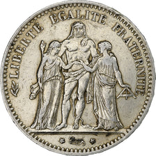 Frankreich, 5 Francs, Hercule, 1875, Paris, Silber, SS, Gadoury:745a, KM:820.1