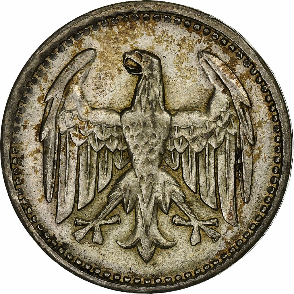 ALEMANHA, REPÚBLICA DE WEIMAR, 3 Mark, 1924, Stuttgart, Prata, EF(40-45), KM:43
