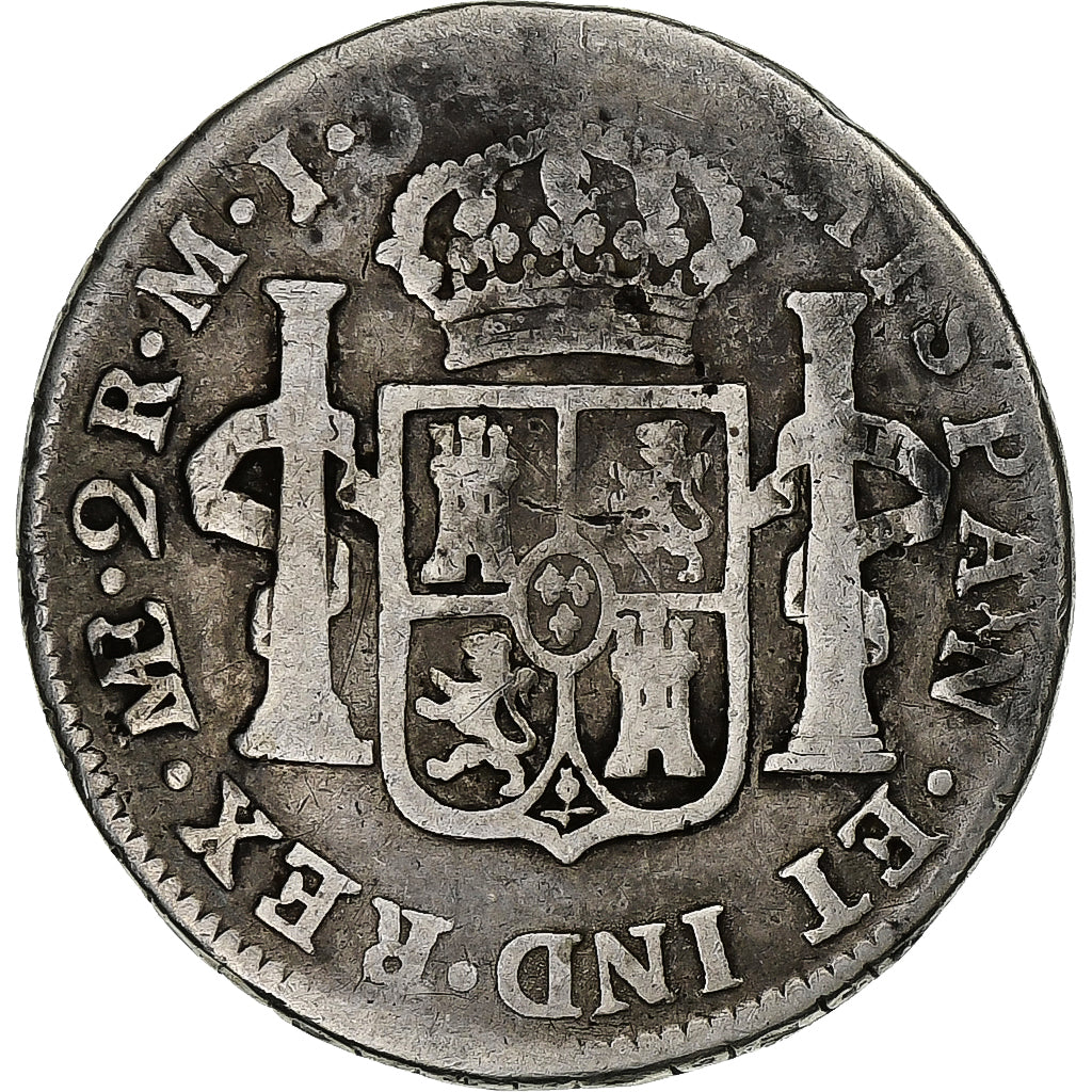 Peru, Charles III, 2 Reales, 1776, Lima, Silver, VF(30-35), KM:88.2