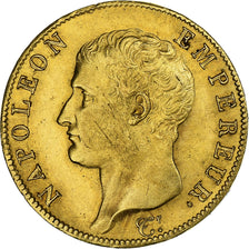 Coin, France, Napoleon I, 40 Francs, AN 13, Paris, AU(50-53), Gold, KM:664.1, Le