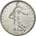 Frankrijk, 5 Francs, Semeuse, 1962, Paris, Zilver, PR, Gadoury:770, KM:926