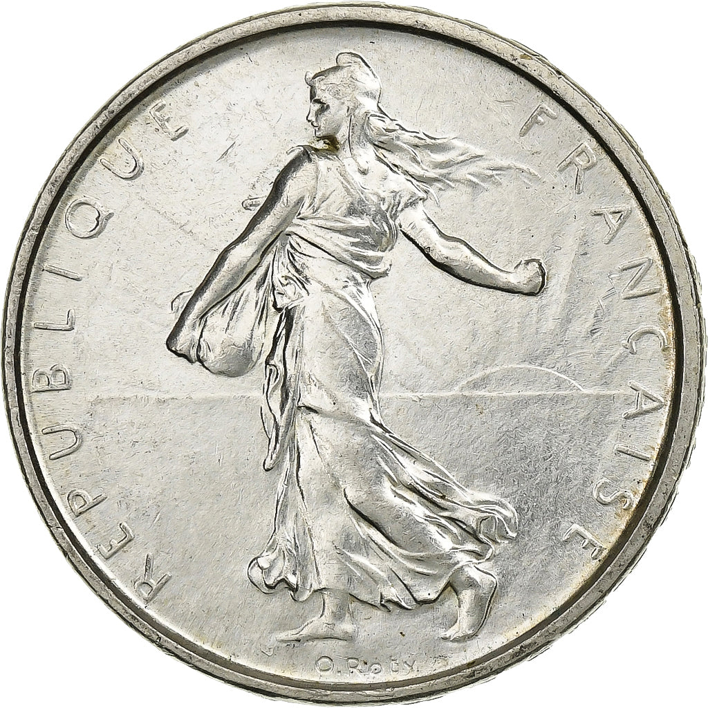 France, 5 Francs, Semeuse, 1962, Paris, Silver, AU(55-58), Gadoury:770, KM:926