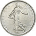 Moneda, Francia, Semeuse, 5 Francs, 1963, Paris, EBC+, Plata, KM:926