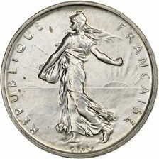 Moneta, Francja, Semeuse, 5 Francs, 1960, MS(60-62), Srebro, KM:926, Gadoury:770