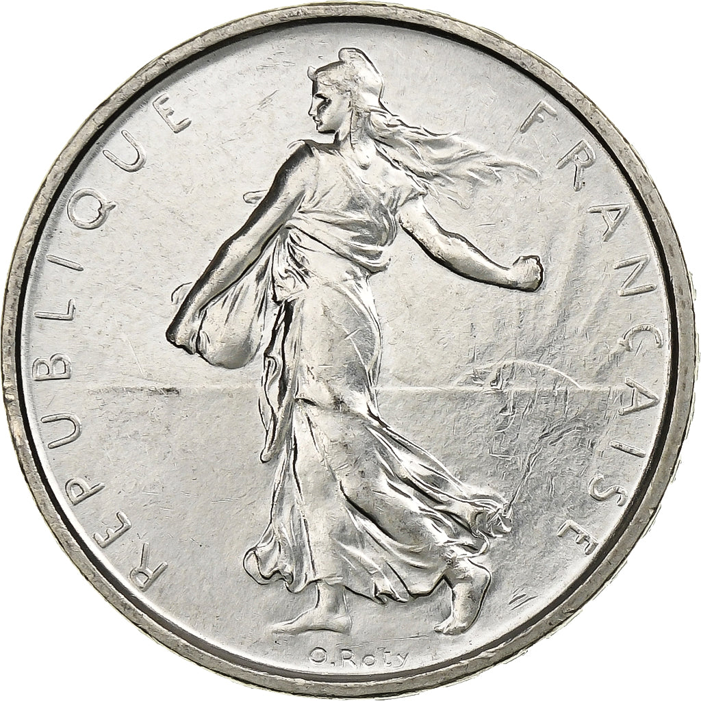 Münze, Frankreich, Semeuse, 5 Francs, 1964, Paris, VZ+, Silber, KM:926
