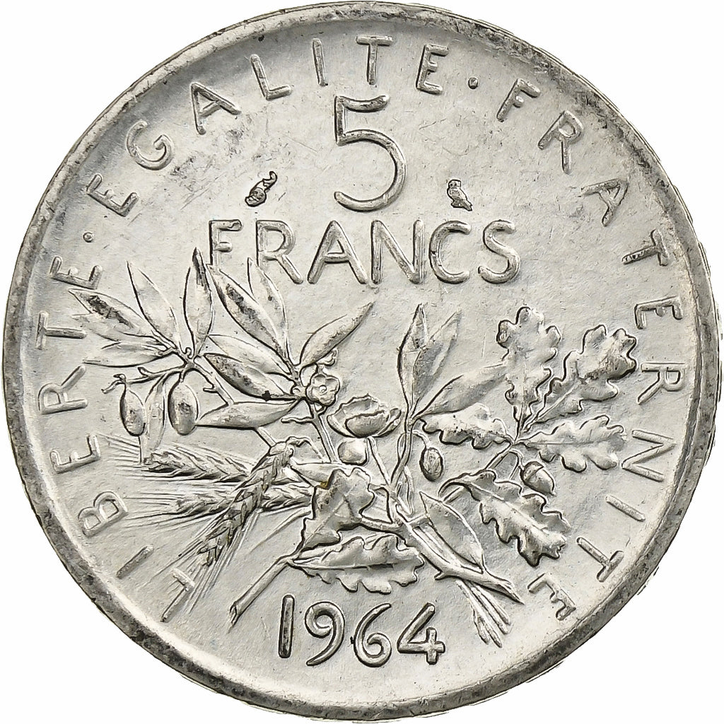 Monnaie, France, Semeuse, 5 Francs, 1964, Paris, SUP+, Argent, Gadoury:770
