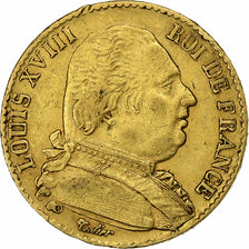Francia, 20 Francs, 1815, Paris, Oro, BB, Gadoury:1027, KM:1